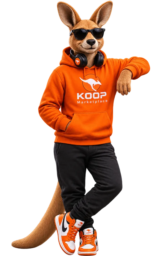 Kooper, la mascota de Koop
